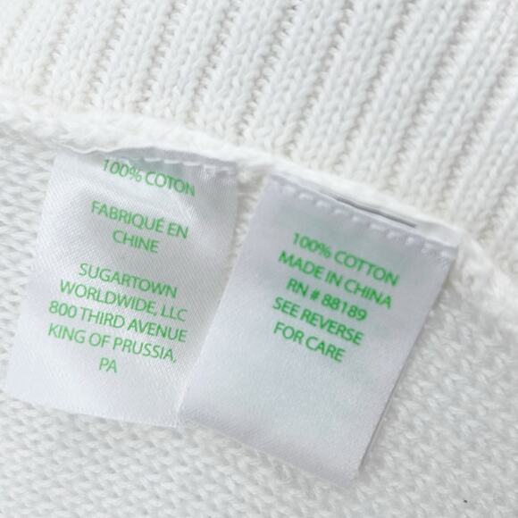 Lilly Pulitzer Abbott Sweater Vest Fringe Boho Preppy Tassel White Womens Size S - Picture 7 of 10